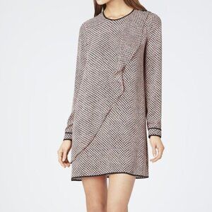 BCBGMAXAZRIA Long Sleeve "Jacie" Printed Dress Size M